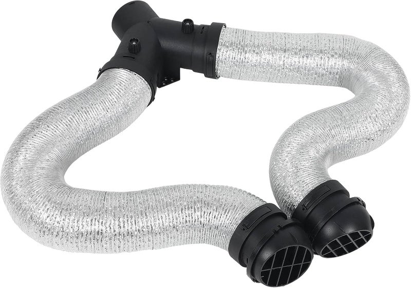 Copgge 75mm Diesel Parking Heater Flexible Ducting Extension Hose Dual-Layer Warm Hot Air Duct with Vent Connector for Camper Trailer Auxiliary Chinese Diesel Heater 5KW 8KW - Image 1